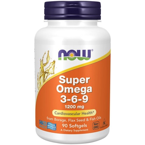 Now foods Super Omega 3-6-9 1200 мг 90 капс