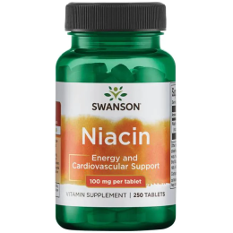 Swanson Niacin 100 мг 250 таб