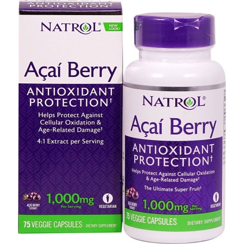 Natrol AcaiBerry 1000 mg 75 капс.