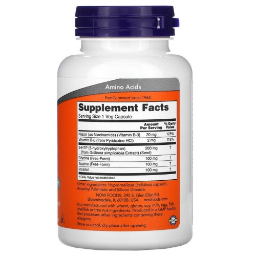 Now foods 5-HTP 200 мг 120 капс