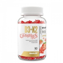 Maxler D3+K2 Gummies 90 жевательных постилок