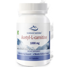 Norway Nature Acetyl-L-Carnetine 1000 мг 60 капс