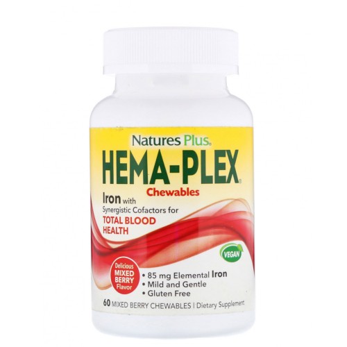 Natures Plus HEMA-PLEX 60 таб