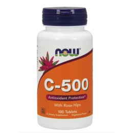 Now foods Vitamin C-500 с шиповником 100 таб