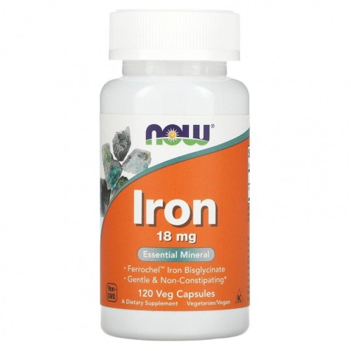 Now foods Iron 18 мг 120 капс