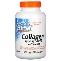 Doctors Best коллаген collagen types 1 и 3 240 таб.