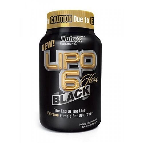 Жиросжигатель Nutrex Lipo-6 Black Hers INTL 120 капс.