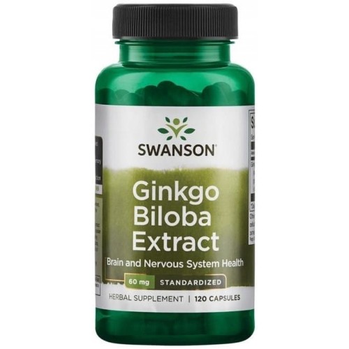 Swanson Ginkgo Biloba Extract STD 60 мг 120 капс