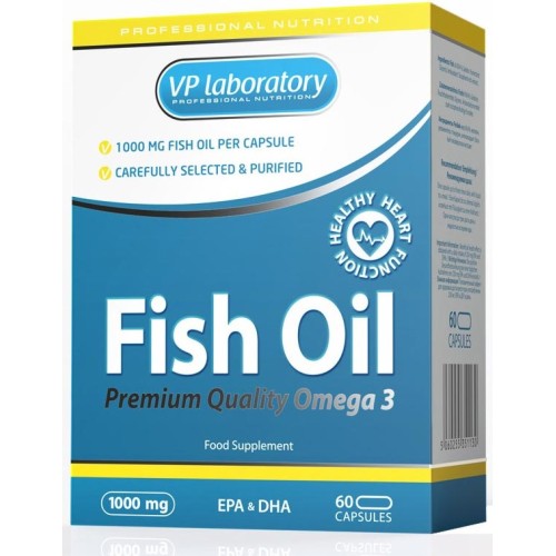 VPLab Fish Oil омега-3 60 капс