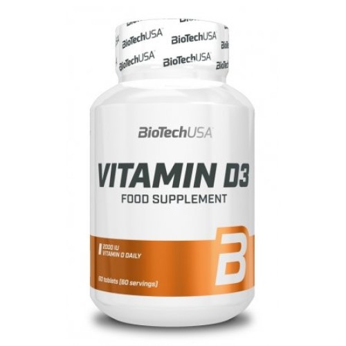 BioTechUSA Vitamin D3 2000 МЕ 60 таб.