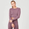 Myprotein топ Shape seamless Crop Top Сливовый