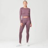 Myprotein топ Shape seamless Crop Top Сливовый