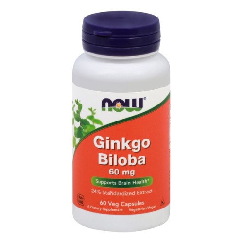 Now foods Ginkgo Biloba 60 мг 60 vcaps