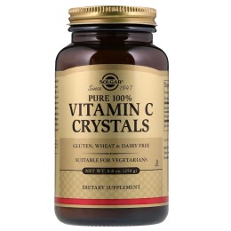 Solgar Чистые 100 % кристаллы витамина С 250 г (88 унции)