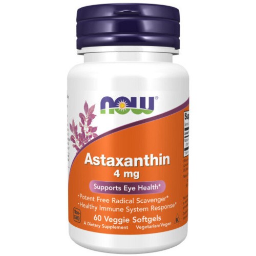 Now Foods Astaxanthin 4 мг 60 vcaps