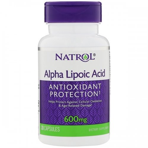 Natrol Alpha Lipoic Acid 600 mg 30 капс.