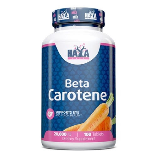 Haya Labs Natural Beta Carotene 20000 IU 100 таб
