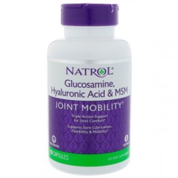 Natrol Glucosamine Hyaluronic Acid MSM 90 капс.