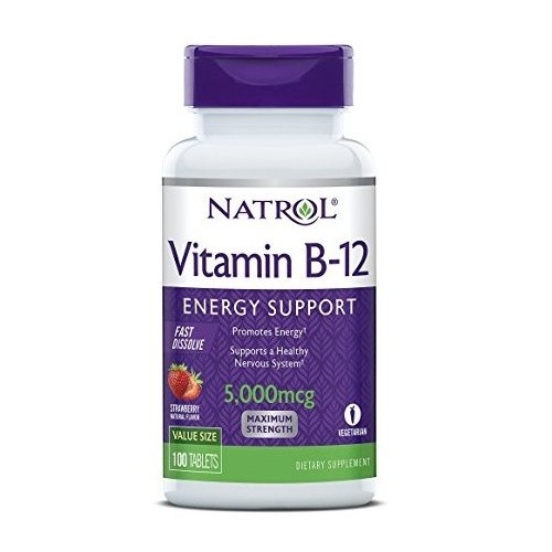 Natrol Vitamin B-12 Fast Dissolve 5000 mcg 100 таб.