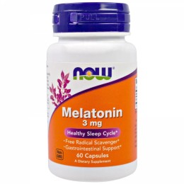 Now foods Melatonin 3 мг 60 капс