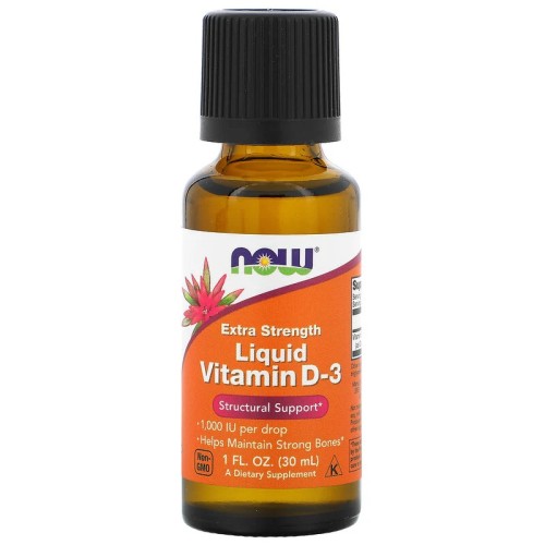 NOW Foods Liquid D3 1000 МЕ 30 мл