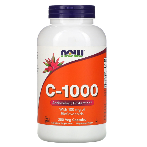 Now foods Vitamin C-1000 with 100 mg of Bioflavonoids 250 vcaps