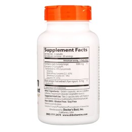 Doctors Best High Absorption Curcumin куркумин 500 мг. 120 капс.