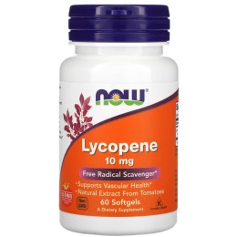 Now Foods Lycopene 10 мг 60 капс