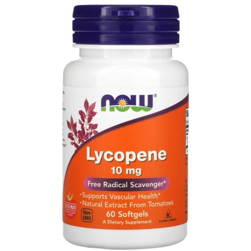 Now Foods Lycopene 10 мг 60 капс