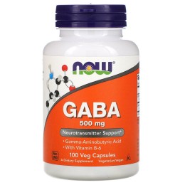 Now Foods GABA 500 мг 100 капс