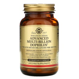 Solgar Advanced Multi-Billion Dophilus 60 растительных капсул