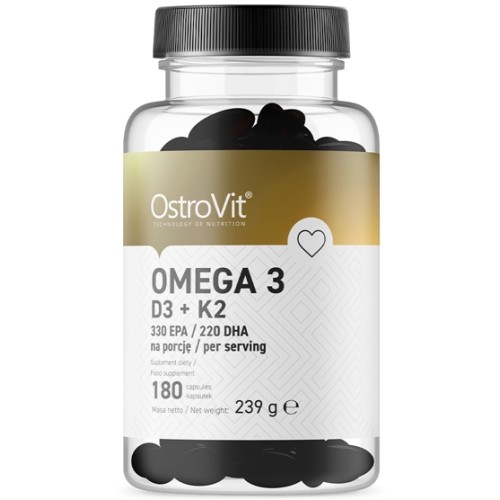 OstroVit Omega 3 D3 + K2 180 капс