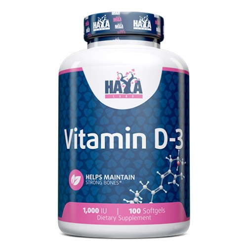 Haya Labs Vitamin D-3 1000 МЕ 100 капс