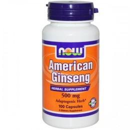 Now foods American Ginseng 500 mg 100 капс.