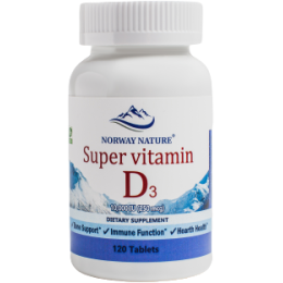 Norway Nature Super Vitamin D-3 10000 МЕ 120 таб