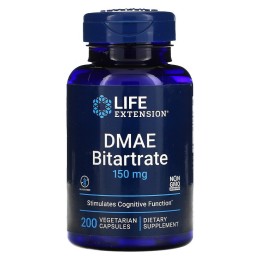 Life Extension DMAE Bitartrate 150 мг 200 vcaps