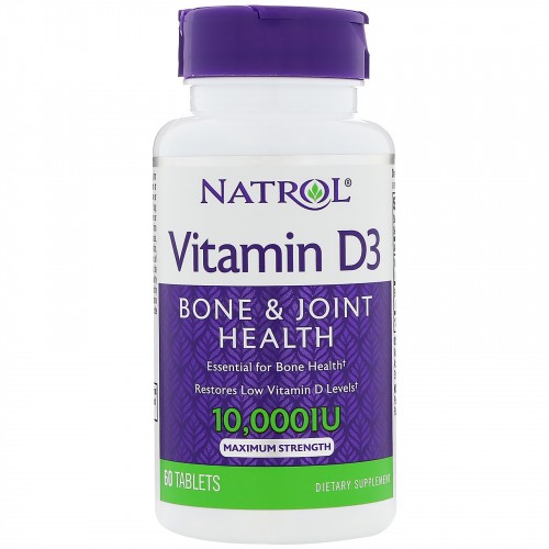 Natrol Vitamin D3 10.000 МЕ 60 таб.