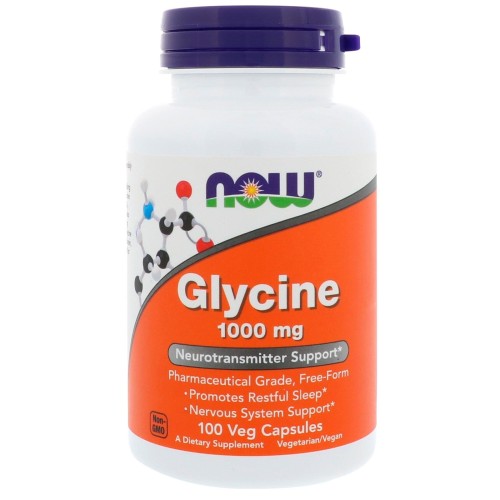 Now foods Glycine 1000 мг 100 vcaps