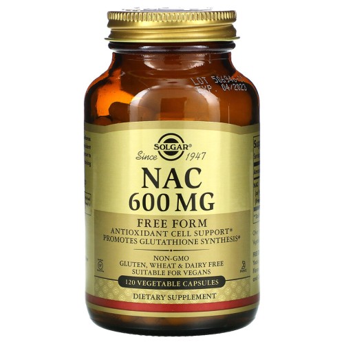 Solgar NAC 600 мг 120 растительных капсул