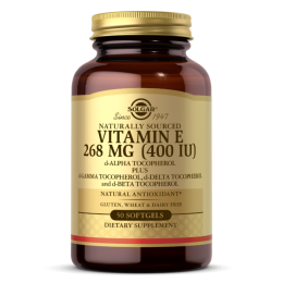 Solgar Vitamin E 268 мг (400 ME) Mixed Tocopherols 50 капс