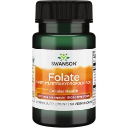 Swanson Folic Acid 400 мкг 30 vcaps