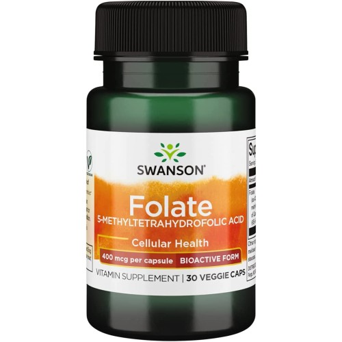 Swanson Folic Acid 400 мкг 30 vcaps