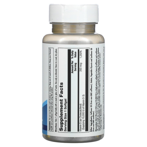 KAL Ultra D-3 10000 МЕ (250 мкг) ActivGels 90 капс