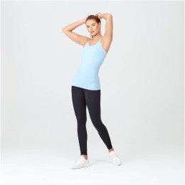 Myprotein Майка Shape seamless vest голубая