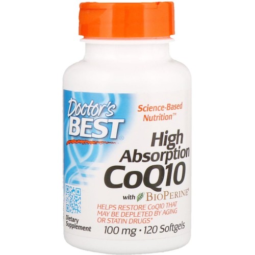 Doctors Best Коэнзим Q10  с BioPerine 100 мг. 120 таб.