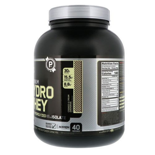 Optimum Nutrition Platinum HydroWhey 1588 г гидролизат сывороточного белка