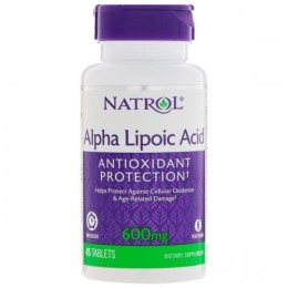 Natrol Alpha Lipoic Acid Time Reliase 600 mg 45 таб.