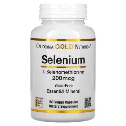 California Gold Nutrition Селен 200 мкг. 180 капсул