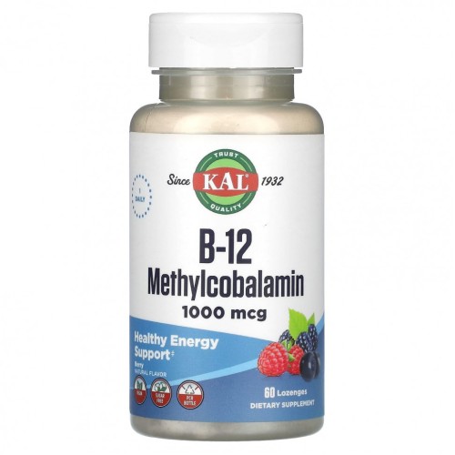 Kal B-12 Methylcobalamin 1000 мкг 60 таб Berry