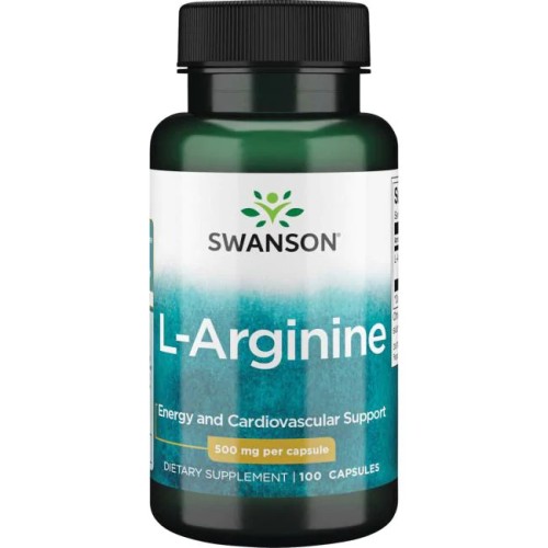 Swanson L-arginine 500 мг 100 капс